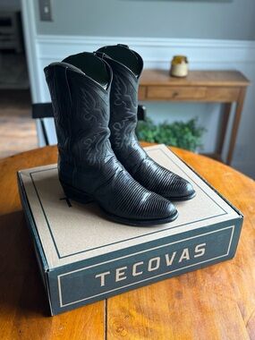 Tecovas Nolan Black Lizard Men’s Boots